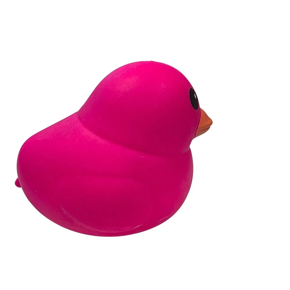 Laffy Quacks Blue Rubber Duck Squish Stretch Sensory Toy Stress Ball Fidget NEW